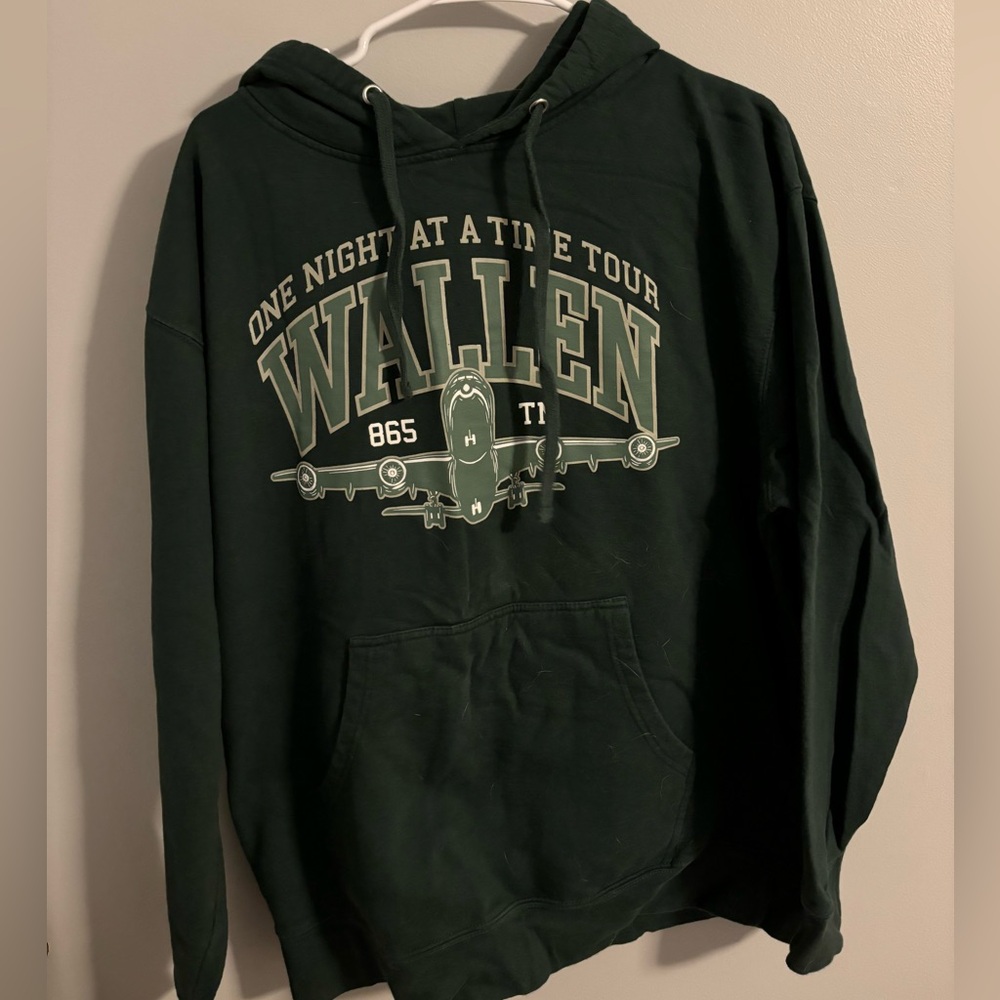 Green Morgan Wallen Tour Hoodie